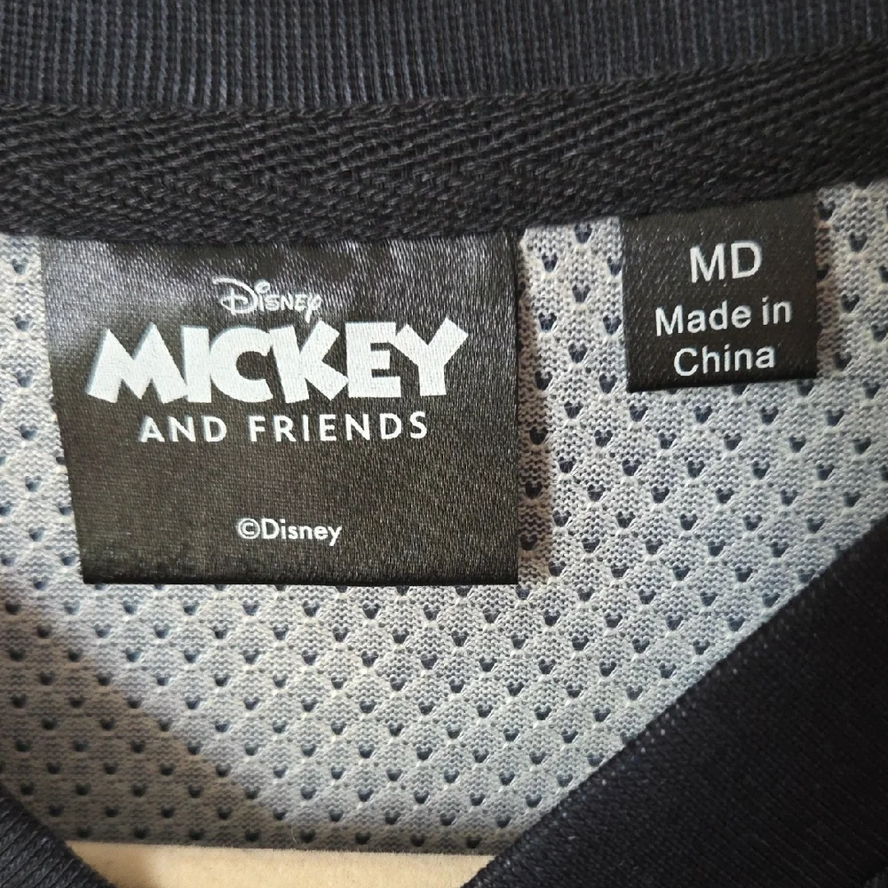 Disney Men's Black and White Mickey Jersey - Picture 2 of 6